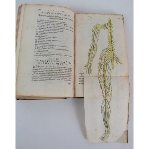 2 - Thomas Bartholini Anatomia Ex Caspari Bartholini Reformata, Hackiana published 1669. Leather binding... 