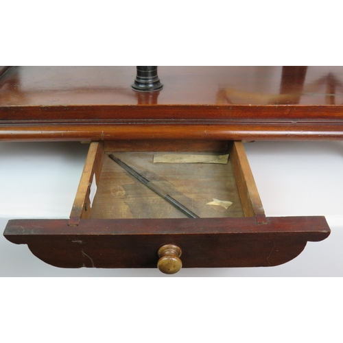 24 - A 19th Century mahogany and brass Goodbrand & Co, Stalybridge industrial silk cloth winder, complete... 