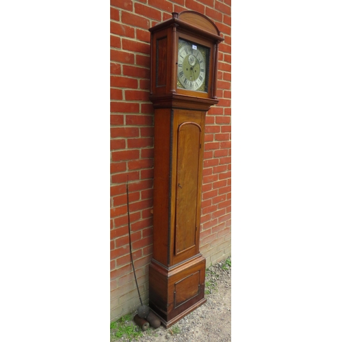 710 - A 19th century 8 day striking longcase clock by John Mountford of London, with subsidiary second dia... 