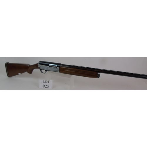 925 - 12 bore Luigi Franchi Hunter shotgun S/A, Ser No D81732, barrel 27