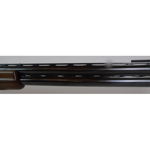 929 - Rizzini 12 bore, O/U with engraved game scene, Ser No 57483, 28