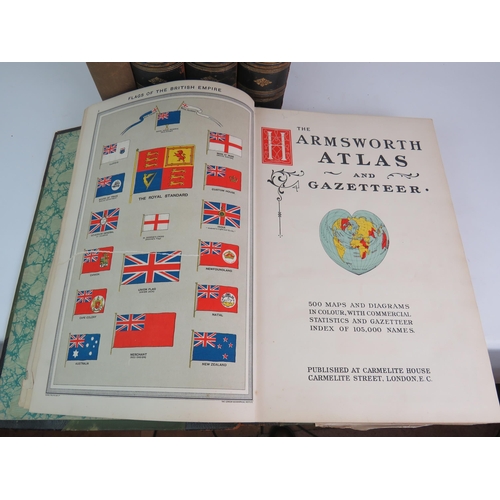 47 - Cassell's History of England Vols I-VI, an early 20th Century copy of Harmsworth Atlas and Gazetteer... 