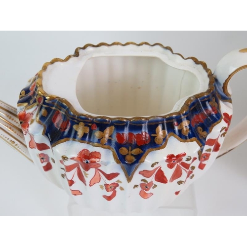 54 - A 19th Century Copeland Cabaret set hand decorated in Imari colours comprising tray, teapot, jug, su... 