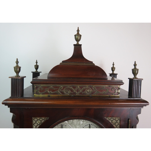 6 - A large 19th Century mahogany cased bracket clock by John Moore of London. The movement striking and... 