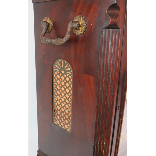 6 - A large 19th Century mahogany cased bracket clock by John Moore of London. The movement striking and... 