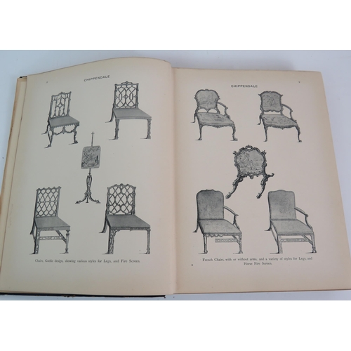 61 - Chippendale Sheraton and Hepplewhite Furniture Designs, J Munro Bell Pub. Gibbings and Co Ltd London... 