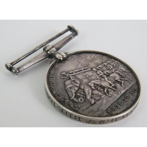49 - A silver 1878-80 Afghanistan medal named to J. Beeforth .D . 2nd BDE RA, Royal Artillery, No 536. No... 