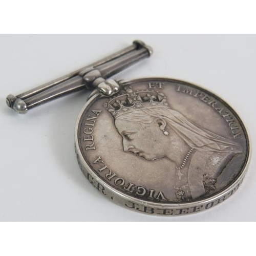 49 - A silver 1878-80 Afghanistan medal named to J. Beeforth .D . 2nd BDE RA, Royal Artillery, No 536. No... 