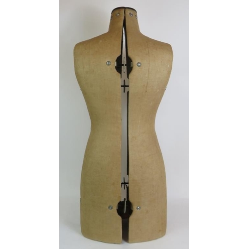 93 - Two 1950s Chill-Daw Pioneer adjustable dress maker's dummies one on steel tripod stand. (2).
Conditi... 