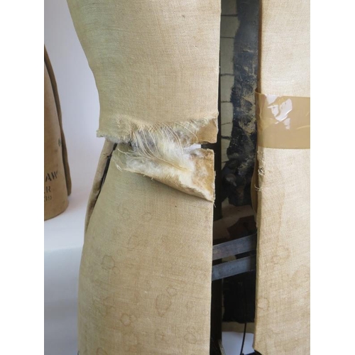 93 - Two 1950s Chill-Daw Pioneer adjustable dress maker's dummies one on steel tripod stand. (2).
Conditi... 