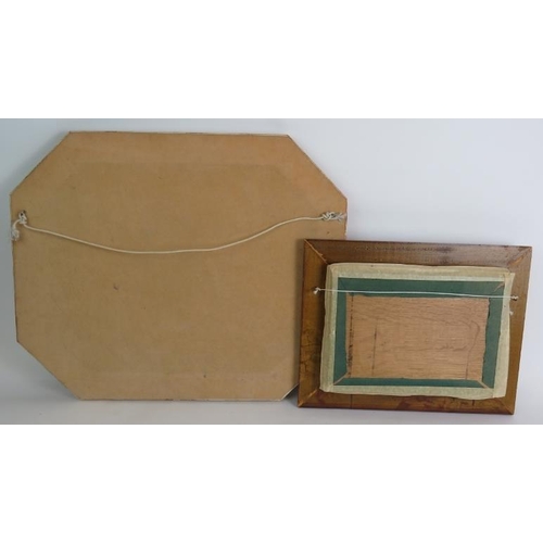 99 - A framed set of eight Grand Tour plaster intaglios plus a similar set of Composite Intaglios. Larges... 