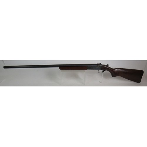 982 - Winchester 'Cooey' Western single barrel, 12 bore, full choke, Ser No 46651. (U.K. SECTION 2 CERTIFI... 