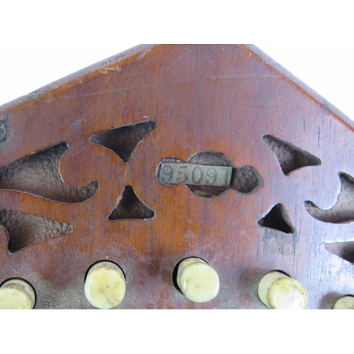 114 - A Lachenal and Co 20 button Anglo German Concertina Serial Number 95091.
Condition report: No case. ... 