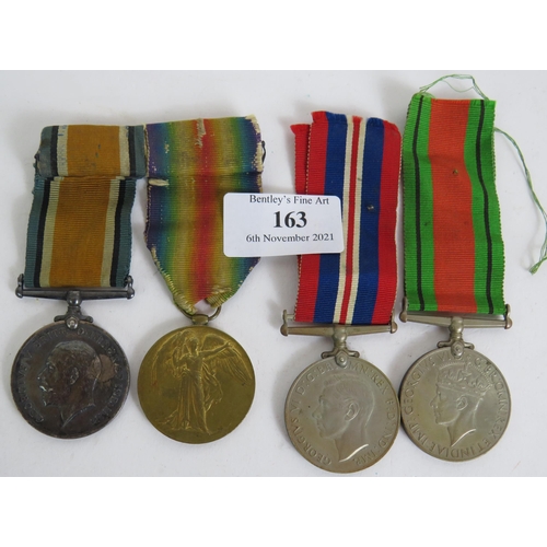 163 - A WWI pair of medals being The British War medal and The Allied Victory medal, both named to 40917 P... 