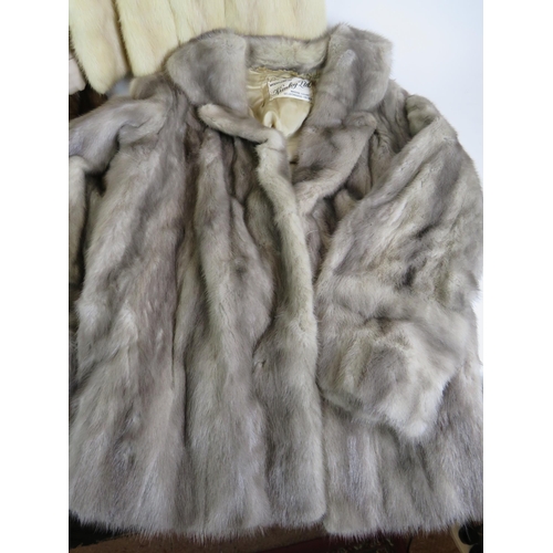 170 - Three vintage fur coats, one with matching hat plus a vintage fur wrap.
Condition report: No issues.