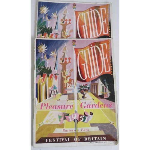 178 - A collection of 1951 Festival of Britain souvenir programmes, guides and map books by Geoffrey Grigs... 