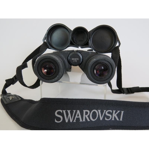 219 - A pair of Swarovski Optik binoculars, model SLC 8x30 WB with case, strap and box.
Condition report: ... 