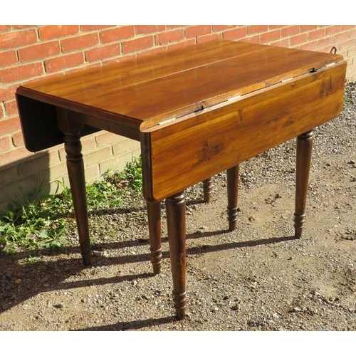 718 - A 19th century and later mahogany four leaf extending dining table with drop leaves to either end, r... 