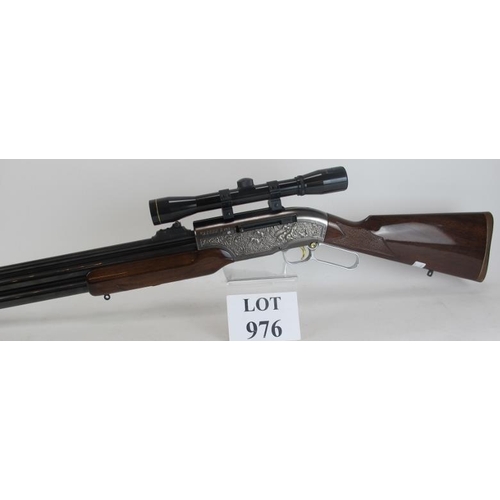 976 - PCP under lever 22 Air Rifle model Career II 707 by Shin Sung Industries, Ser No SS-AR014543, possib... 