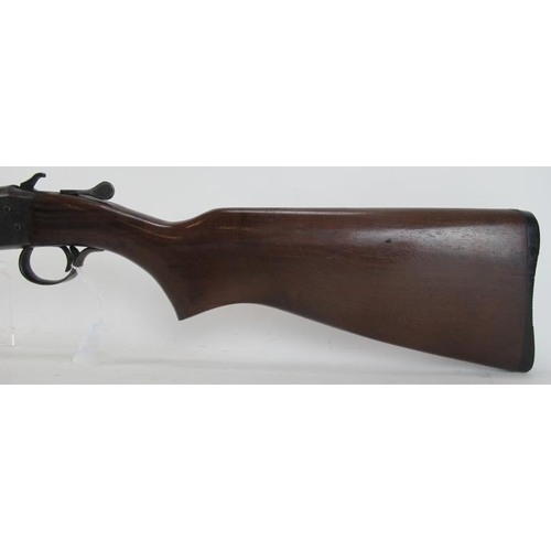 982 - Winchester 'Cooey' Western single barrel, 12 bore, full choke, Ser No 46651. (U.K. SECTION 2 CERTIFI... 