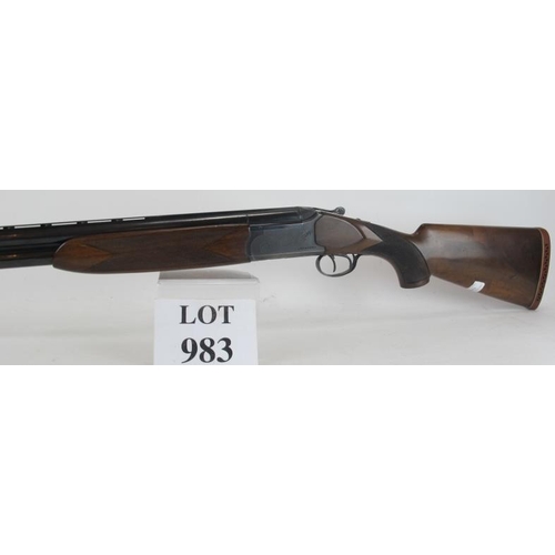 983 - Fabarm Italian 12 bore O/U, Ser No 61660, 28