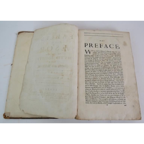 179 - Fables of Aesop and other Eminent Mythologists Part 1 by Sir Roger L'Estrange fourth edition, 1704. ... 