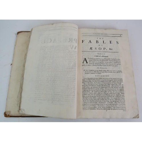 179 - Fables of Aesop and other Eminent Mythologists Part 1 by Sir Roger L'Estrange fourth edition, 1704. ... 