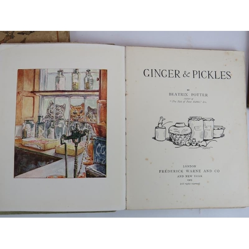 239 - A first edition of Beatrix Potter's Ginger & Pickles 1909 plus a selection of antique and vintage ch... 