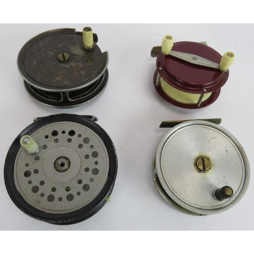 256 - A vintage Hardy Bros fly reel 3 3/8