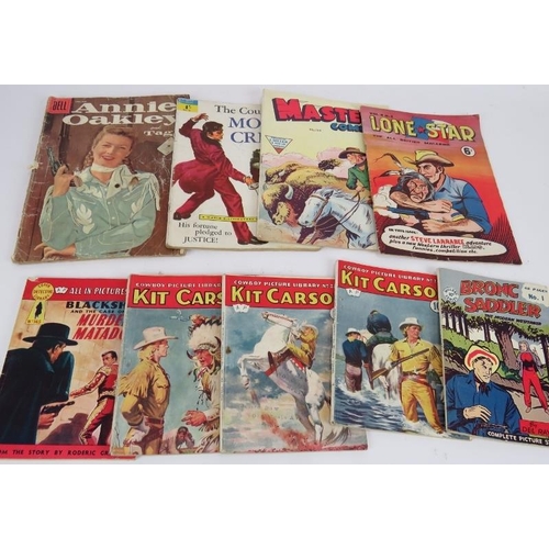 261 - A collection of vintage comics including Marvel Man, Kit Carson Classics Illustrated, Lonestar etc. ... 