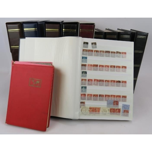 292 - An impressive ten album collection of British and world stamps including Penny Blacks and higher val... 