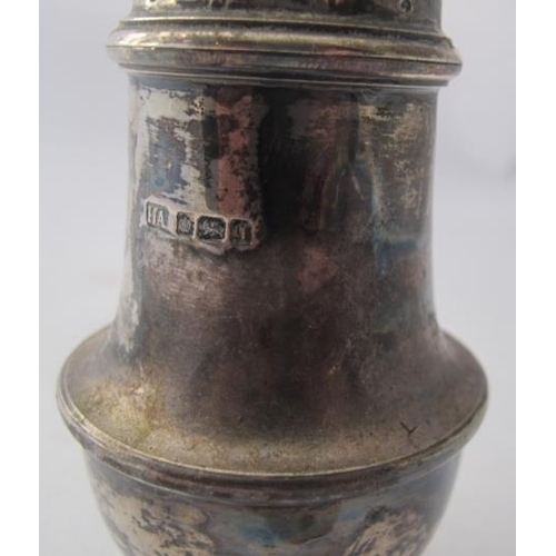 475 - A silver sugar caster, approx 6