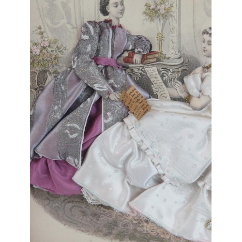 552 - 19th century French fashion print, 