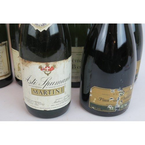 294 - 8 bottles of sparkling wine including Seaview chardonnay, Asti Spumante, Cremant DG Bourgogne, Seill... 