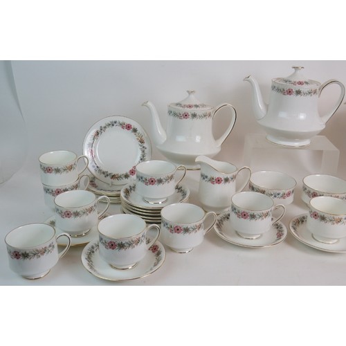 162 - A huge 56 piece Paragon/Royal Albert Belinda pattern tea service comprising of 3 tea pots, 2 milk ju... 