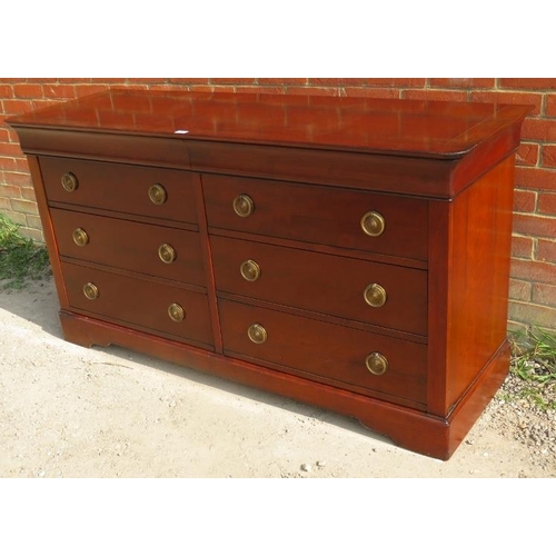 719 - A good quality period style ‘Louis Phillipe’ cherrywood sideboard by 'The Grange Furniture Co', hous... 