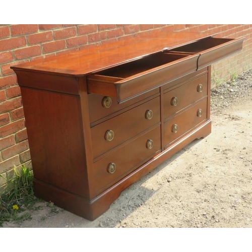719 - A good quality period style ‘Louis Phillipe’ cherrywood sideboard by 'The Grange Furniture Co', hous... 