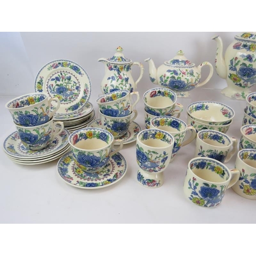 35 - 58 piece set of Mason's Ironstone 'Regency' pattern tea ware including tea pots, jugs, cups, saucers... 