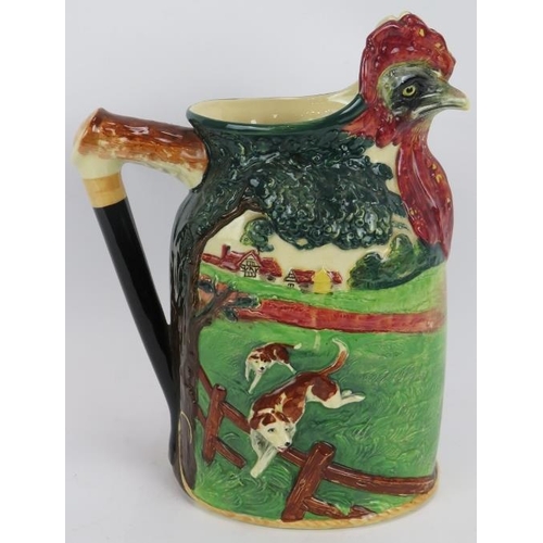 45 - A 1930 Royal Doulton MFH presentation jug, limited edition number 343/500. The body has a hunting sc... 