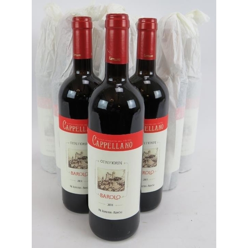 7 - Ten bottles of Cappellano Barolo Otto Fiorin 2001 Pie Rupestris-Nebbiolo 75cl 13.5% (10).
Condition ... 