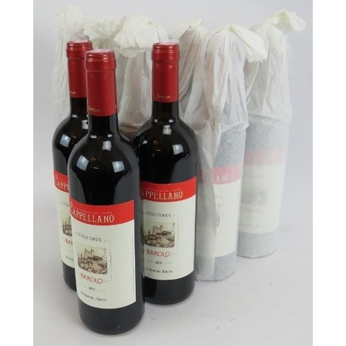 7 - Ten bottles of Cappellano Barolo Otto Fiorin 2001 Pie Rupestris-Nebbiolo 75cl 13.5% (10).
Condition ... 