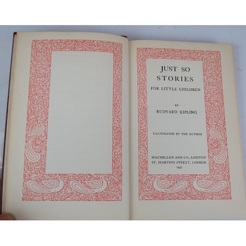 56 - A set of cloth bound Charles Dickens novels, eleven volumes of Rudyard Kipling novels c1930's and fo... 