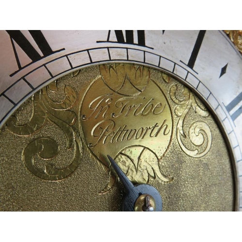 67 - An Antique Petworth clock movement by John Tribe 9