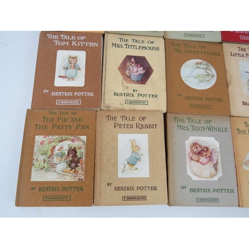 71 - 18 volumes of Beatrix Potter's stories, published by Frederick Warne & Co Ltd.,  All early editions ... 