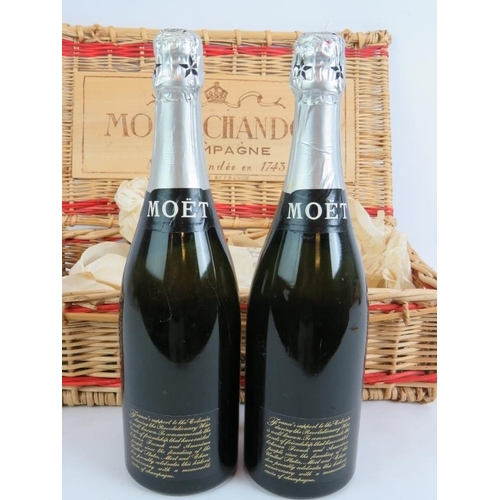 207 - Two bottles of Moet Et Chandon American Independence Bicentennial 1776-1976 Special Cuvee Brut Champ... 