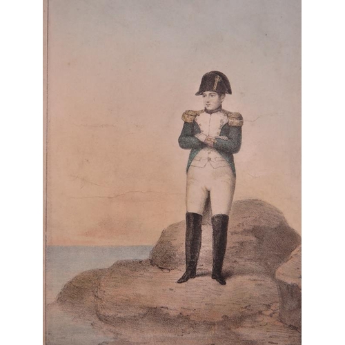 238 - Spooner's transformations No 8 lithograph titled Napoleon on The Rock of St Helena. Double sided lit... 