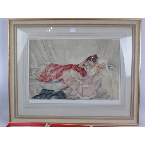 574 - After Sir William Russell Flint (British, 1880-1969) - A limited edition colour print with blind sta... 