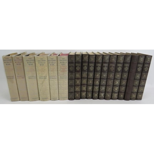 82 - A six volume set of first edition 'The Second World War' by Winston Churchill, published 1948/54 and... 