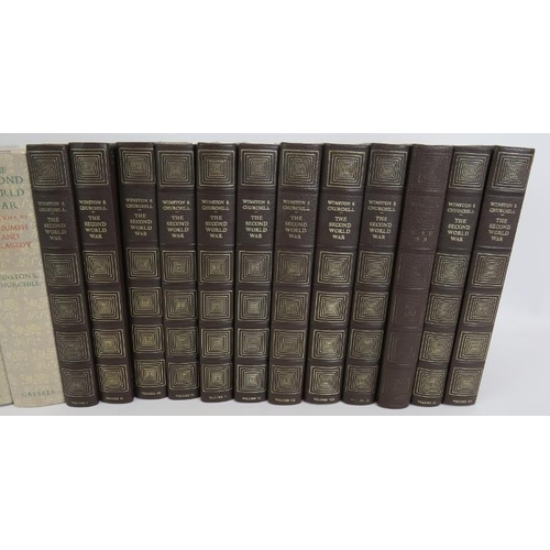 82 - A six volume set of first edition 'The Second World War' by Winston Churchill, published 1948/54 and... 