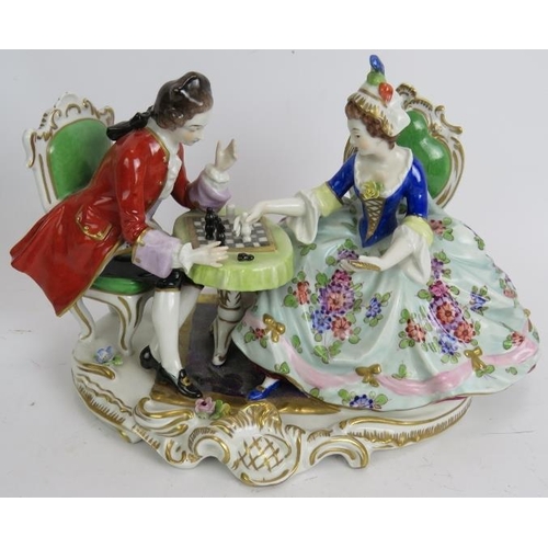 204 - A selection of decorative ceramics including a Capodimonte casket, Lladro figurine, Belleek vase, fi... 